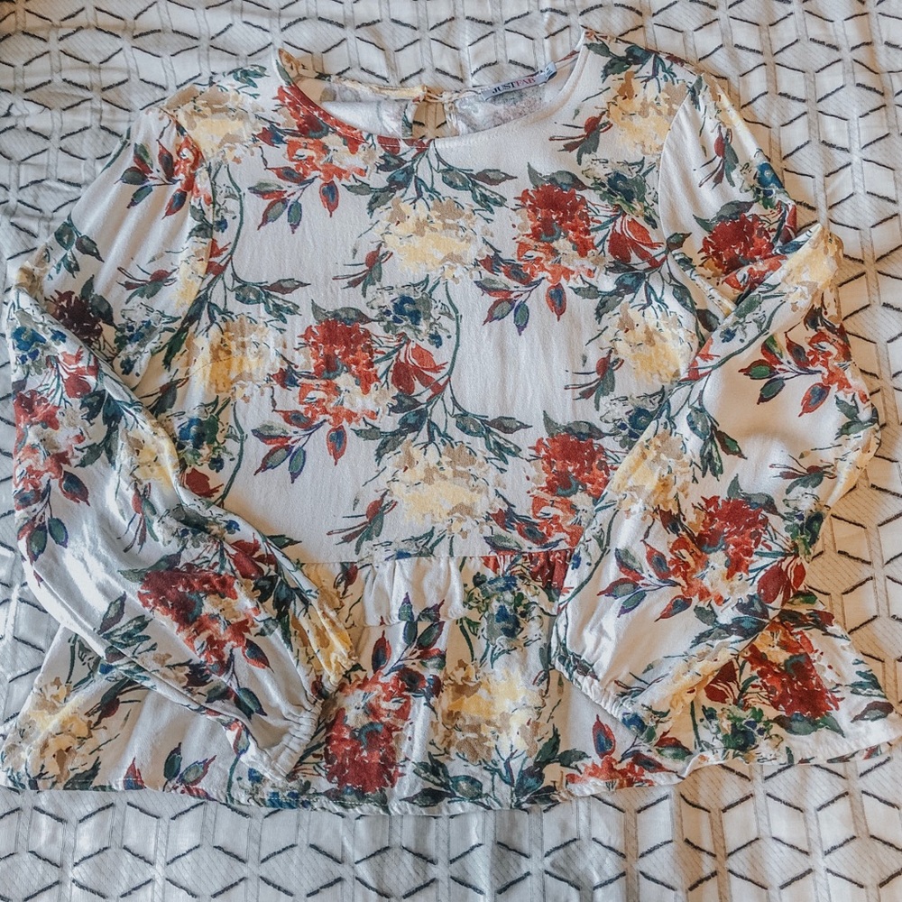 Peplum blouse